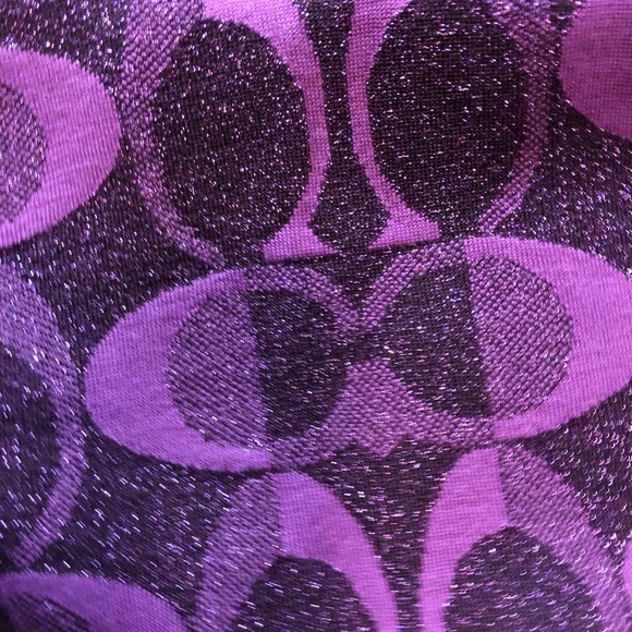 🎉 HP 🎉 🆕 Coach Tonal Dream Signature C Knit Scarf - Picture 3 of 7